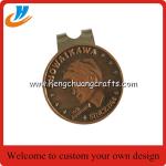 Shenzhen factory production Soft enamel golf accessory cheapest price custom
