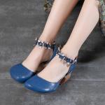 S388 Leather Shoes Handmade Toe Layer Cowhide High Quality Women'S Shoes Custom