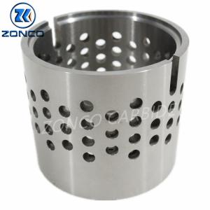 China High Hardness Tungsten Carbide Valve Cage Customized Valve Spare Parts factory