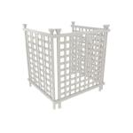 Aluminium Balcony Wall Air Conditioner Cover Decorative Grille Design