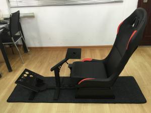 China Customized Foldable Sport Racing Seats For Video Games PVC Material factory