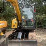 7000KG Second Hand Sany 75 C Excavator Good Excavator Efficiency 7T Operating