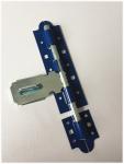 Blue Color Door Latch Hardware 6" Long Durability High Precision Design