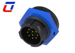 Outdoor Female Waterproof 9 Pin Wire Connector Male IP67 Panel Mount M19