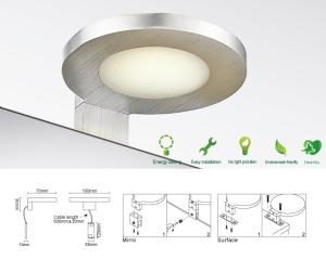 China IP44 2700 - 6500 Furniture Lighting Fixture LED Mirror Light factory