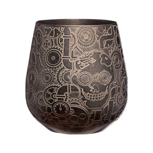 China Cyberpunk Style Stainless Steel Wine Glass Tumblers Stainless Steel Stemless Wine Cups factory