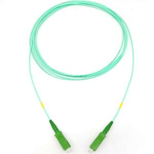 China Ftth 1.6mm 1M Length Optic Fiber Patch Cord Aqua Blue Cable Jumper factory