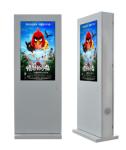 32 Inch Full HD Digital Signage Kiosk , 1920*1080 Outdoor Touch Screen Kiosk