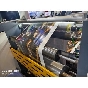 Sleeve Type Flexo Printing Machine with Automatic Magnetic Powder Brake