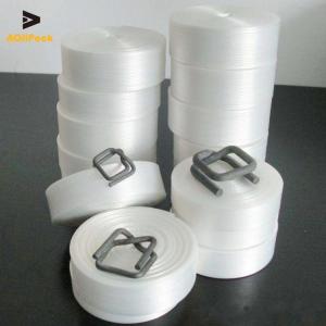 China Steel Buckle 1100m 500kg Woven Polyester Strapping factory