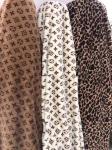 10-20mm Very Soft Short Printing Faux Rabbit Fur Fabric with Anti-Pull