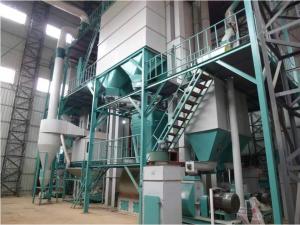 China 380V Animal Feed Pellet Production Line 20 T / H Sheep Making Plant factory