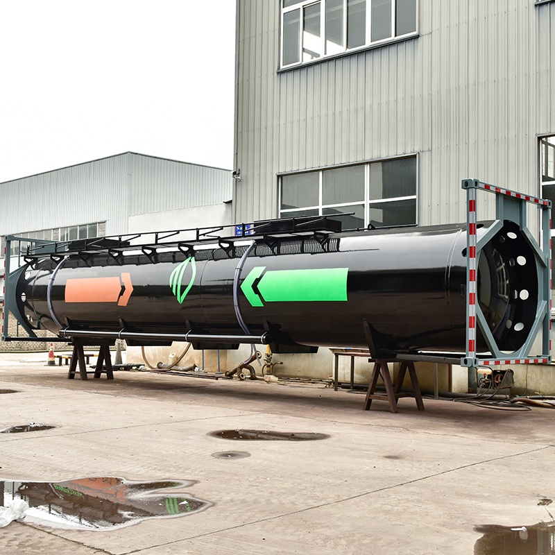 30000L 40FT ISO Tank Container With EURO 5 Standard Manual Transmission Type