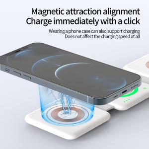 China Charging Efficiency ≥73% Multifunction Wireless Charger Blue LED Light factory