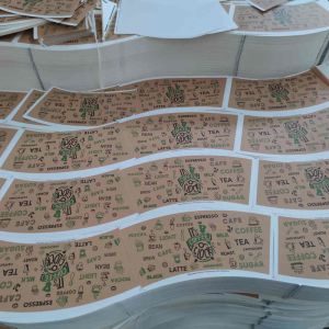 China Disposable PE Coated Waterproof Paper Cup Fan Environmental Protection on sale