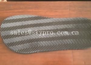 China TPR  Shoe Sole Rubber Sheet with wave zigzag pattern , 40-80 shore A Hardness on sale