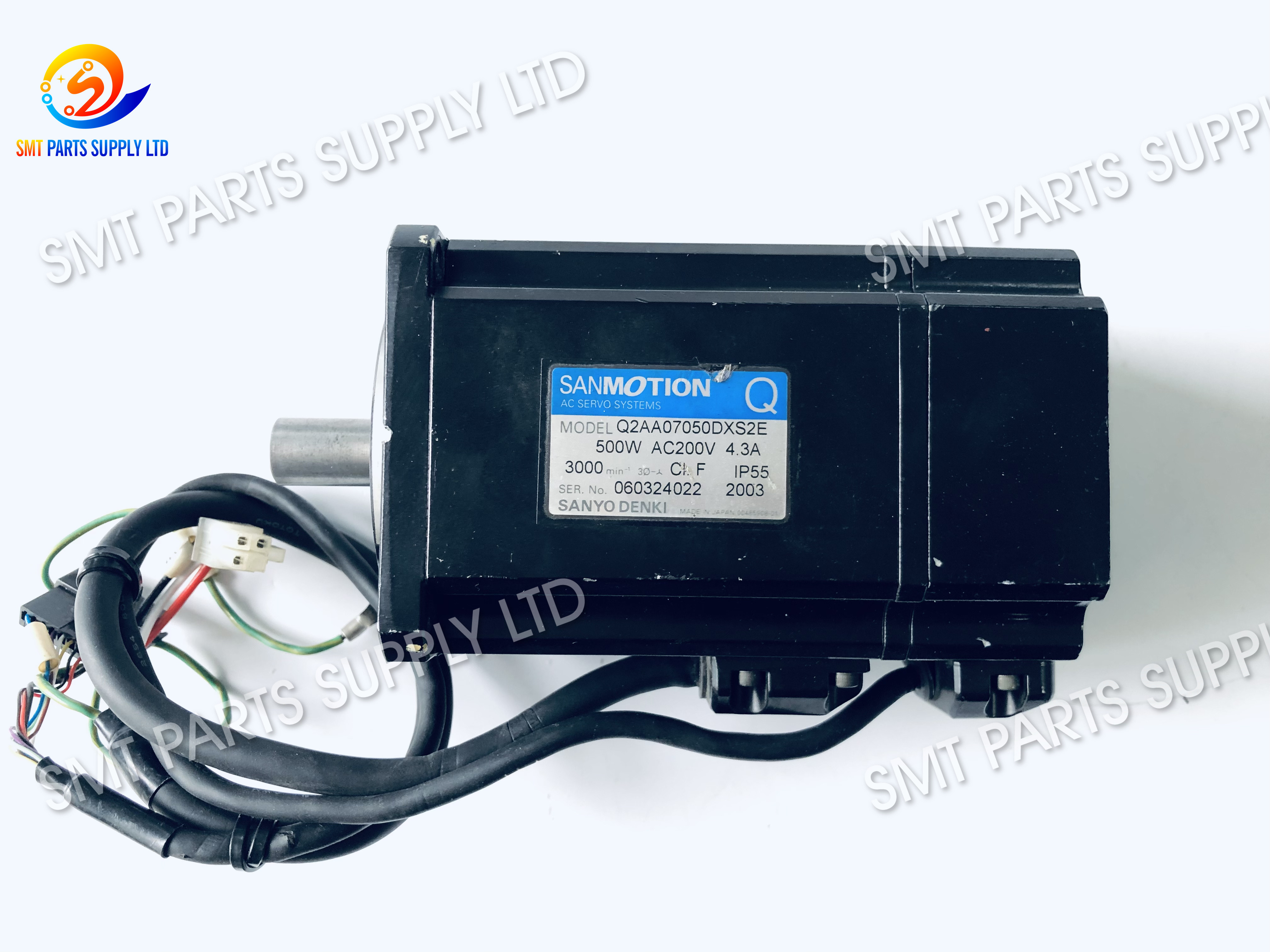 Sanyo Denki 90K63-711403 AC SERVO MOTOR YG200 Q2AA08075DXS2E 750W