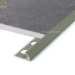 8mm Matt Bronze Alu Metal Tile Trims Bullnose Quad Edge Exterior