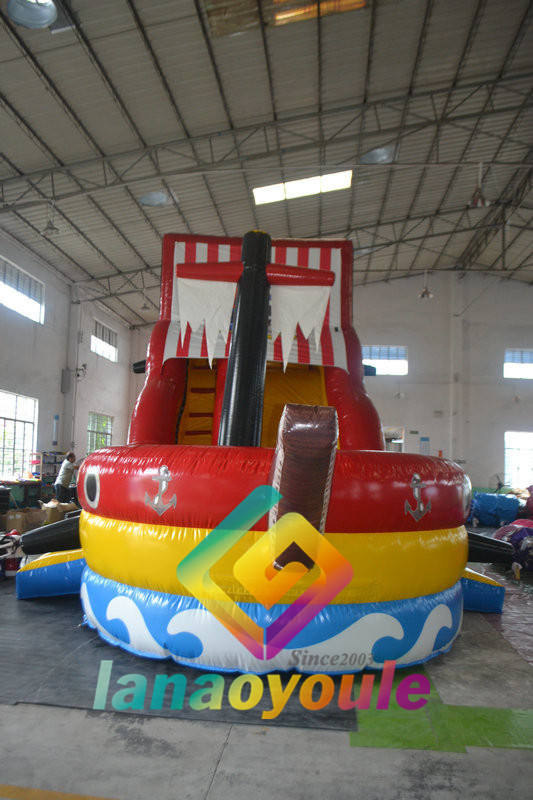 Water Proof EN71 8.3*4*5.6m Inflatable Play Park With Slide