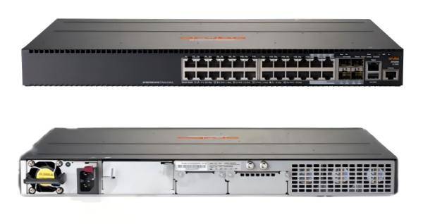 Aruba 24G PoE+ Network Switch with Modular 10GbE and 40GbE Uplinks for High
