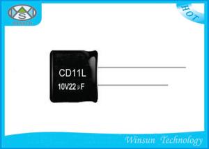China Low Voltage Aluminum Electrolytic Capacitors CD11L 10V 22uF For Air Conditioners factory
