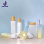 120ml 100ml Cosmetic PETG Bottle Hexagon Shaped Bottle Customized With Pump Head
