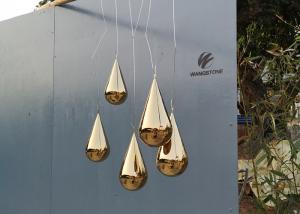 China Modern Indoor Decoration Water Drop Sculpture Stainless Steel Sculpture factory