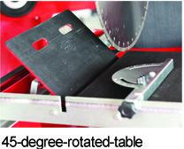 China Adjustable Water Supply Core Cut Concrete Saw With Steel Blade Material factory