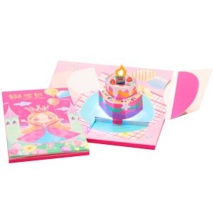 Blank Message Space 3D Greeting Card Personalized and Sustainable