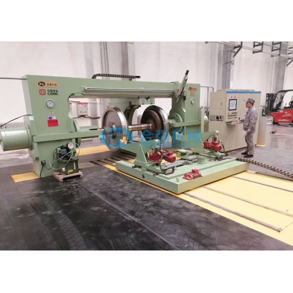 China CNC Double Cylinder Wheelset Press 350 Tons With High Pressure Oiling Pump factory