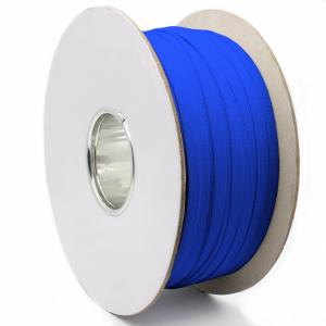 China Flexible Cable PET Expandable Braided Sleeving Neon Blue 1-100mm Wire Mesh factory