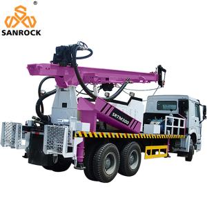 China Truck Mounted Water Well Drilling Rig With Mud Pump Deep Well Drilling Equipment factory