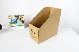 China Folded Corrugated Paper File Case Books &amp; Magzines Organization Bins &amp; Boxes factory