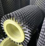 200mm Length Small Nylon Hollow Cylindrical Roller Brush Cleaning Wheel