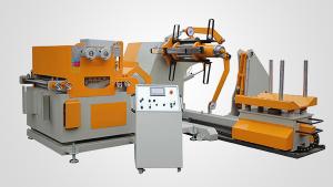 China LPG Cylinder Decoiler Combined Straightener Feeder 65m/Min factory