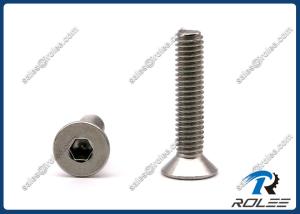 China 304/316/A2/A4 Stainless Steel Flat Head Allen Socket Cap Screw factory