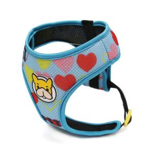 China Chest 36-44cm Neck 33-39cm Small Dog Collars Fiber PU Pet Durable Dog Lift factory