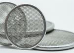 350mm Round Diameter Rimmed Stainless Steel Woven Wire Mesh DISCS