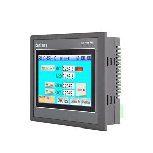 Portrait Screen Coolmay HMI PLC 4.3'' TFT High Speed Counting PLC HMI Control