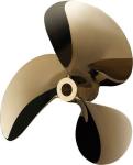 5 Axis 1000mm Inconel Gold Sliver Johnson 15 Hp Speed Prop Anodized