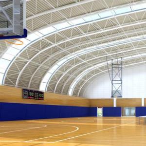 China Prefabricated Design For Long Span Strong Steel Structural Stadium Building factory