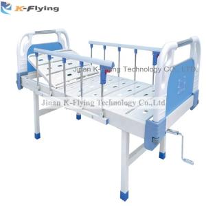 China ABS Bed Medical Hand Cranked Homecare Hospital Care Bed factory