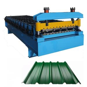 China 380V Roof Panel Roll Forming Machine Trapezoidal Ibr Roof Machine factory