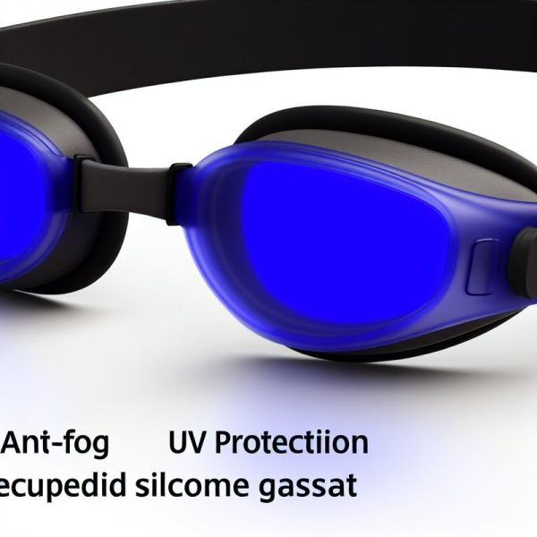 China Anti Fog Swimming Goggles with UV Protection and Silicone Gasket factory
