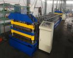 Non Stop Cutting Aluminium Roofing Sheet Roll Forming Machine 380V