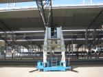 Aluminum Alloy Push Around Vertical Mast Lift 22 M Motor Driven For Window