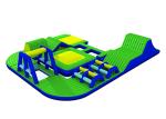 18*15m Commercial Inflatable Water Park , Floating Obstacle Course For Adults