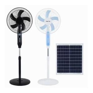 China 25W Solar Powered Outdoor Fan With USB+Night Light 3 Gears Solar Fan factory