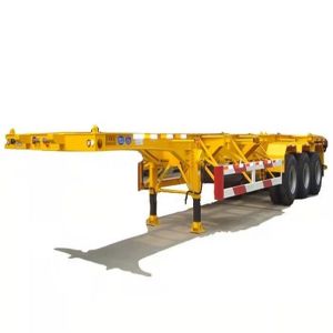 China 60 Tons CIMC 40 Feet Skeletal Semi Trailer 45ft Container on sale
