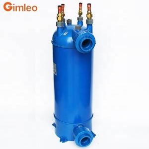 China 17KG Titanium PVC Heat Exchanger Condenser For Inverter Swimming Pool Heater Heat Pump MHTA-15 factory